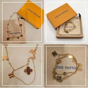 NEW ✨Louis Vuitton✨ Gold Blossom Multi-Motif (Multi-Use) Necklace / Bracelet 🌼